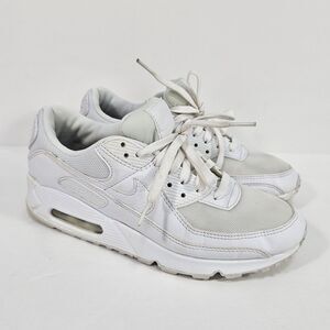 Nike Air Max 90 Triple White Women's Size 9 (26 cm) Shoes Sneakers DH8010-100